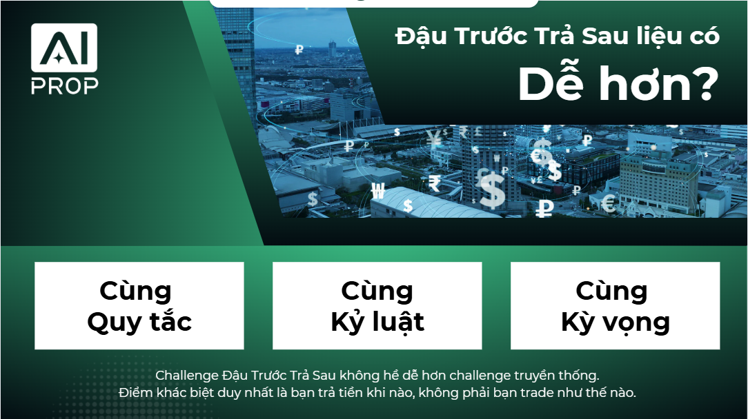 Đồ họa AI Prop Đậu Trước Trả Sau liệu có dễ hơn? với cùng quy tắc, cùng kỷ luật, cùng kỳ vọng